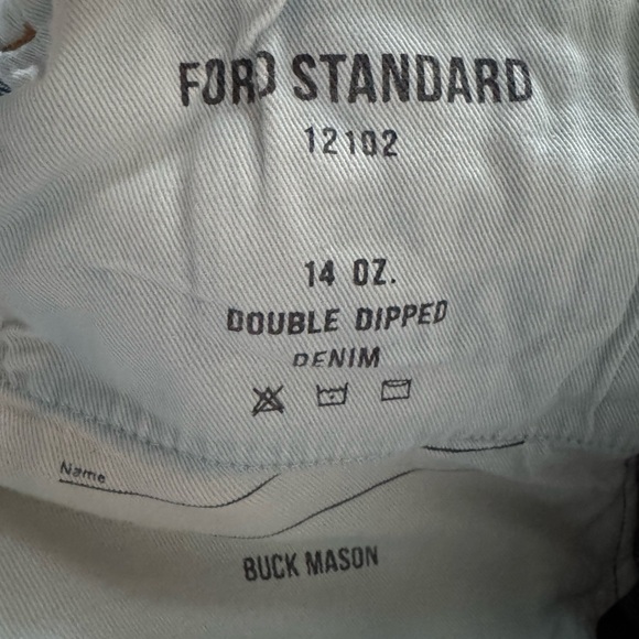 Buck Mason Ford Standard Jeans size 30x30 actual - Picture 11 of 12